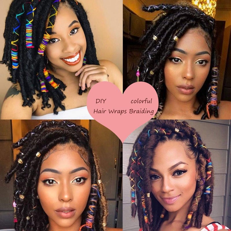 MIMAN Girls Hair String For Braids Dreadlocks DIY Braided Hair Wrap Colorful Styling Hair Braiding Yarn Hair Strings for Hip-hop Hair Accessories - Image 2